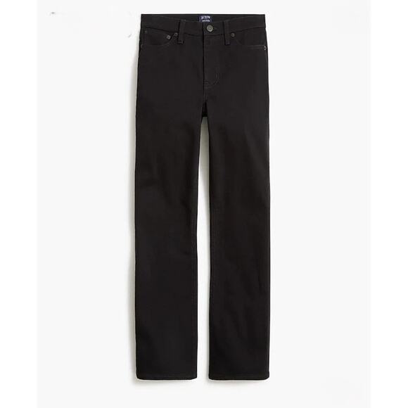 NWT J Crew Factory Petite Flare Crop Jean Black All-Day Stretch Size 30P - Picture 4 of 8